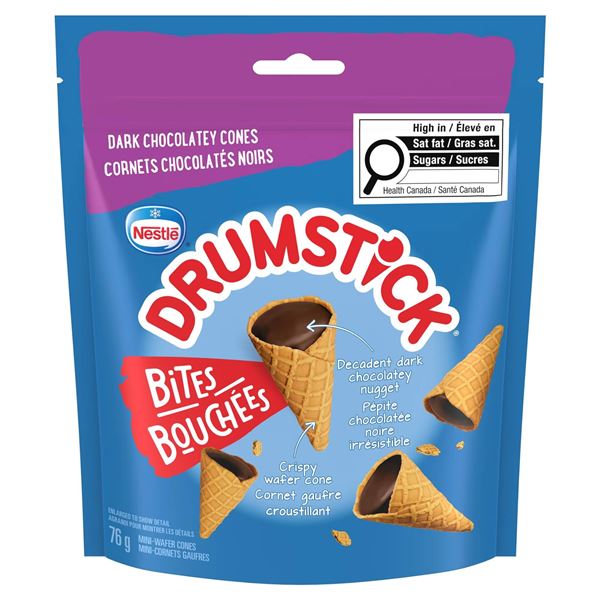 Drumstick Bites Chocolatey Cones 12 x 76g