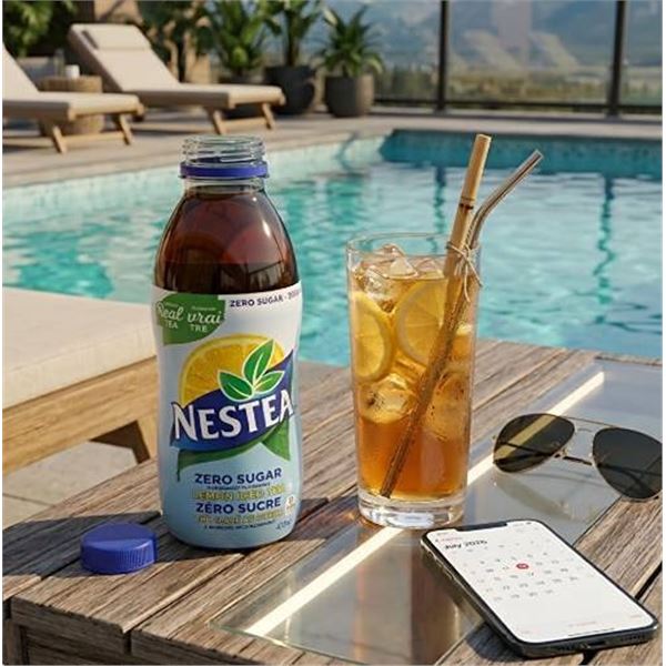 Nestea Zero Sugar Lemon Iced Tea 12 x 473mL