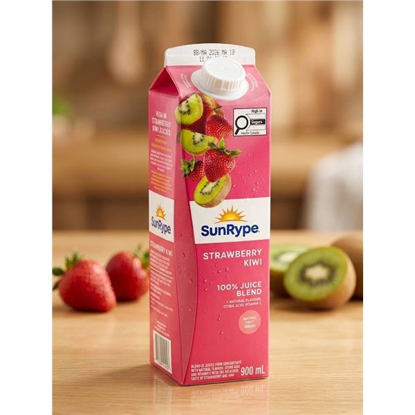 SunRype Strawberry Kiwi Juice 12 x 900ml