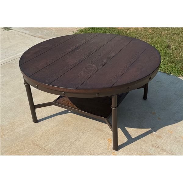 LIBERTY FURNITURE BRECKINRIDGE ROUND COCKTAIL TABLE