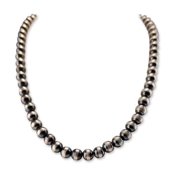 Southwestern Navajo Pearl Sterling Silver Necklace