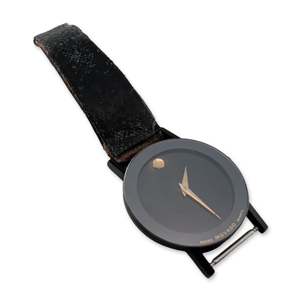 Movado Museum Black Quartz Watch