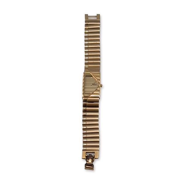 Seiko Rivoli Half Moon Gold Tone Ladies Dress Watch