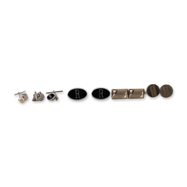 Collection of Men's Cufflinks (3 pair) and Tie Pins (3)