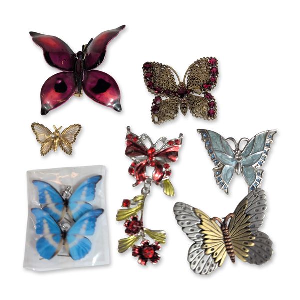 9pc Butterfly Themed Jewelry
