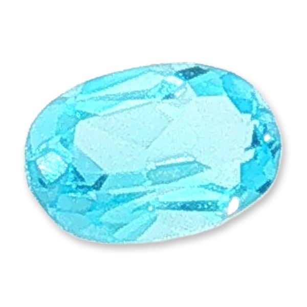 Oval Cut Loose Blue Aquamarine Gemstone