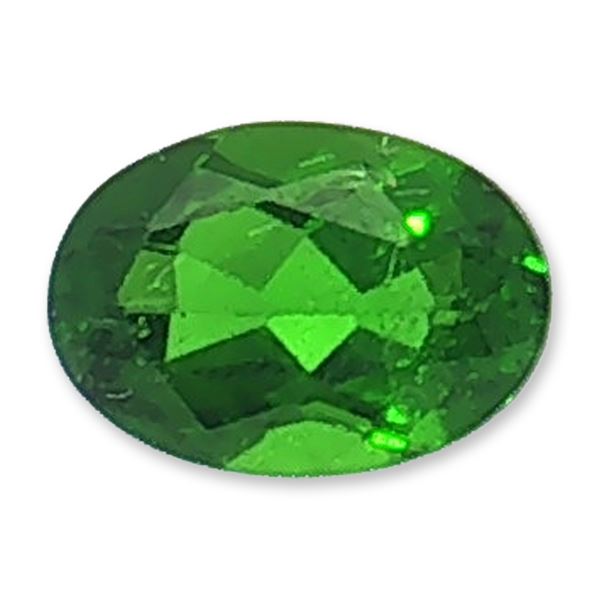 Loose Oval Cut Green Citrine Gemstone