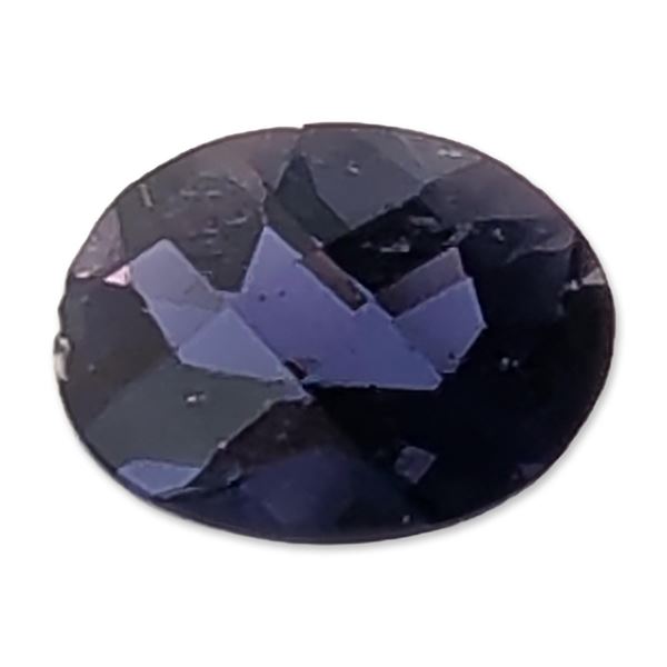 Oval Cut Violet Blue Iolite Gemstone