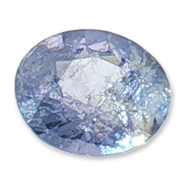 0.8ct Oval Cut Light Blue Topaz Gemstone