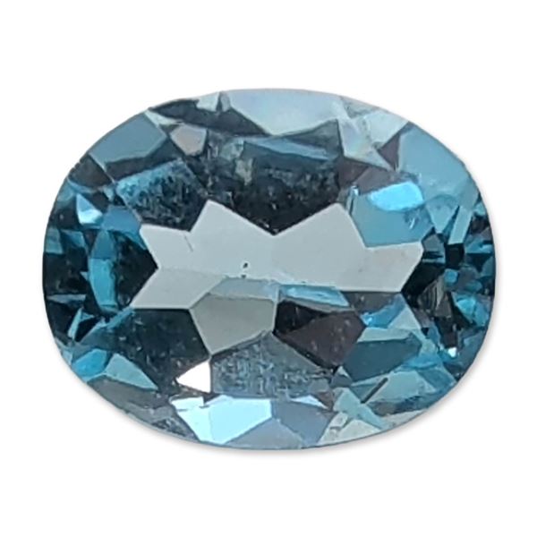Oval Cut Blue Loose Topaz Gemstone