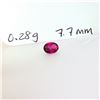 Image 5 : Oval Cut Purplish Red Loose Tourmaline Gemstone