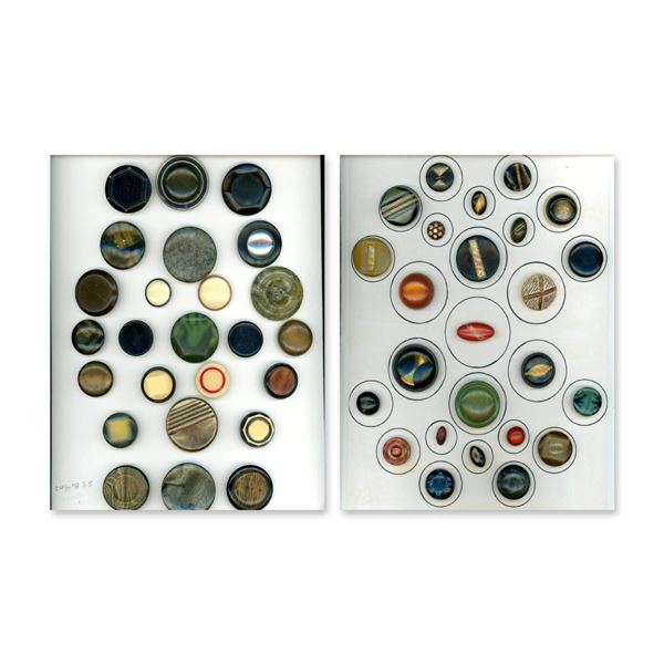 A SELECTION OF OLD CELLULOID BUTTONS