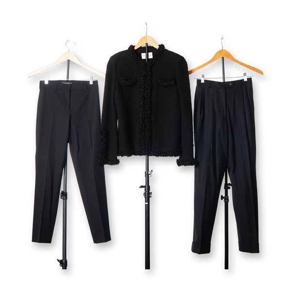 3pc Designer Clothing Including Christian A. Jacket and Trousers by Piazza Sempione and Antonio Fusc