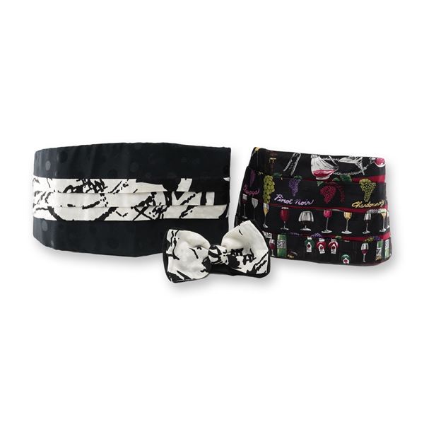 3pc Cummerbund and Bow Tie Collection
