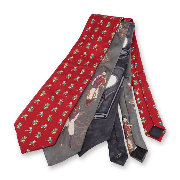 3pc Golf Theme Necktie Set, Daskal, Resmann, Resilio