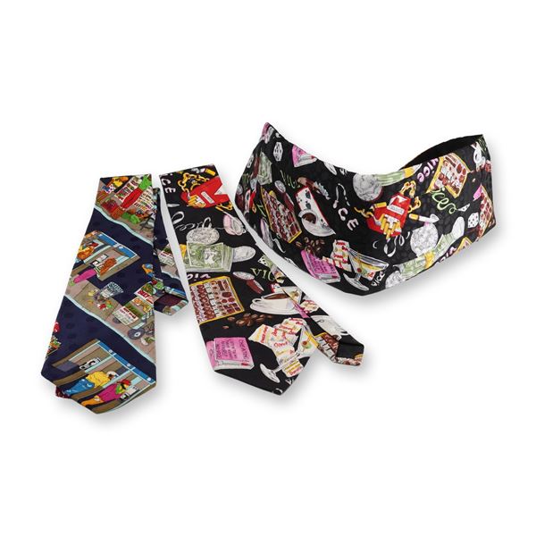 3pc Nicole Miller Neckties and Cummerbund Set
