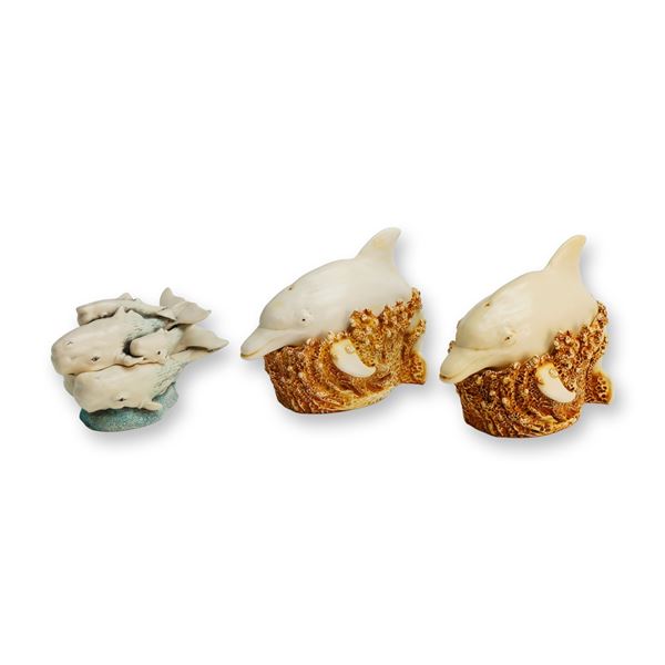 3pc Harmony Kingdom Trinket Boxes, On A Roll & Pod Parade