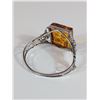 Image 2 : Baltic Sterling Silver and Amber Bracelet