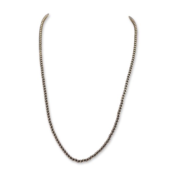 Sterling Silver Bead Necklace
