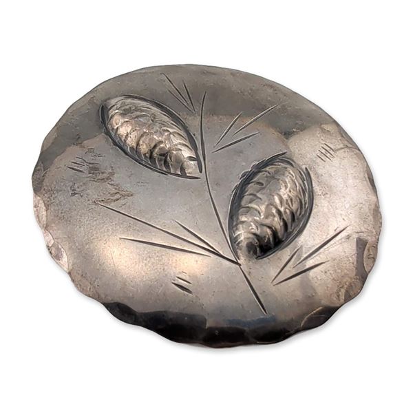 Stuart Nye Sterling Silver Pinecone Brooch