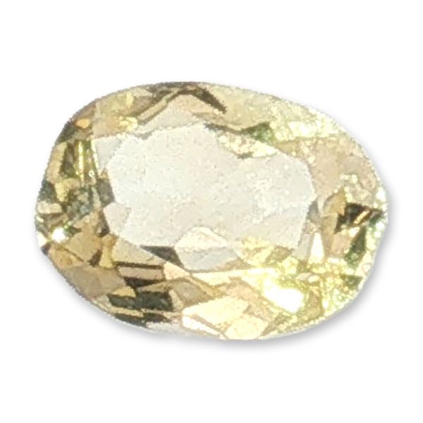 Loose Oval Cut Yellow Spinel Gemstone 0.7ct