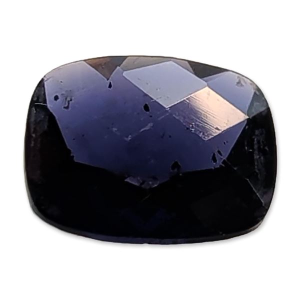Cushion Cut Deep Violet Blue Iolite Gemstone