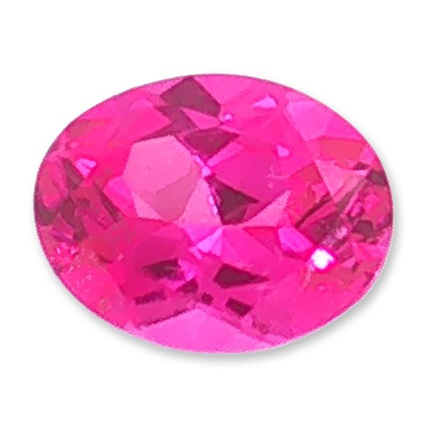 Oval Cut Purplish-Red Loose Sapphire