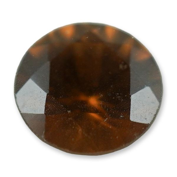 1.25 CT Whiskey Zircon Round Cut Gemstone