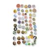 Image 1 : AN ASSORTMENT OF DIVISION THREE GLASS BUTTONS