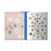 Image 1 : 1 PLUS CARD OF ASSORTED WEST GERMAN PINK GLASS BUTTONS