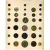 Image 2 : 4 CARDS OF ASSORTED PLANT & STYLISED PLANT LIFE BUTTONS