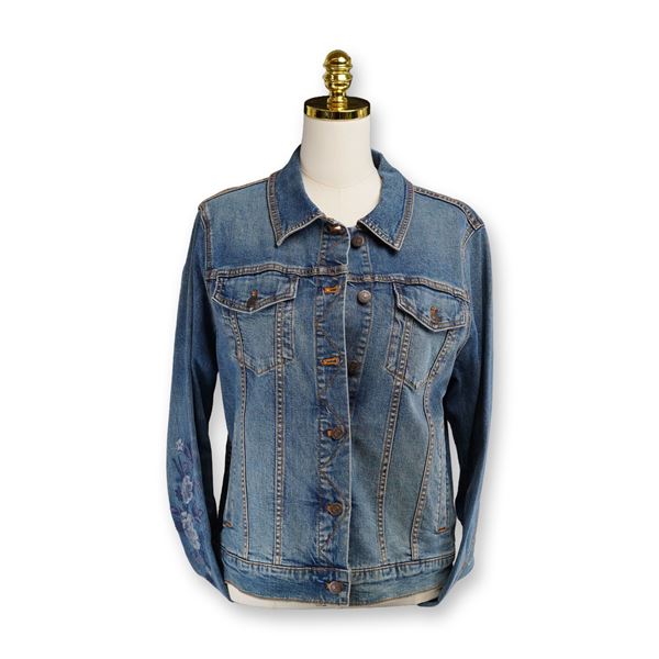 Contemporary Johnny Was Cali Classic Embroidered Denim Jacket