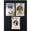 Image 1 : LOT OF 3 UPPER DECK THE CUP ROOKIE CARDS  INCLUDING 2 SIGNED