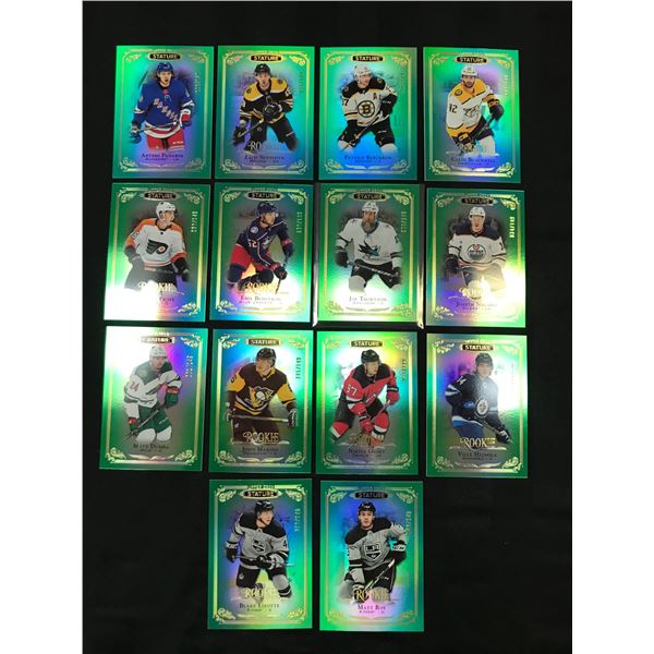 LOT OF 14 UPPER DECK STATURE ROOKIE HOCKEY TRADING CARDS