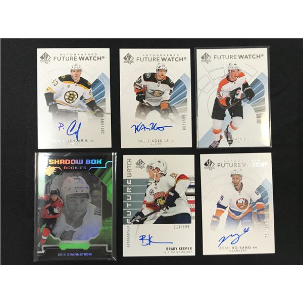 UPPER DECK SP FUTURE WATCH AUTO ROOKIE CARD LOT
