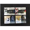 Image 1 : LOT OF 4 UPPER DECK ROOKIE PATCH AUTO TRADING CARDS