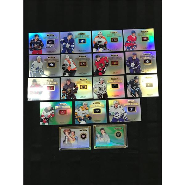 LOT OF 17 UPPER DECK STATURE HOCKEY TRADING CARDS