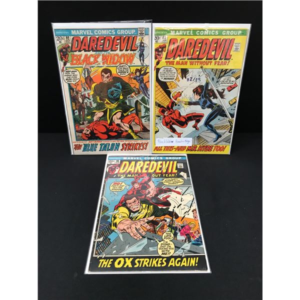 LOT OF 3 DAREDEVIL COMICS - MARVEL COMICS
