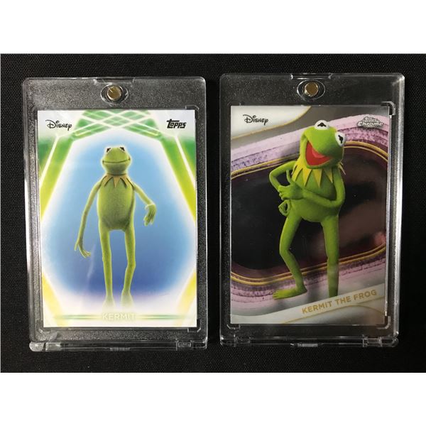2025 TOPPS CHROME DISNEY KERMIT THE FROG TRADING CARD LOT