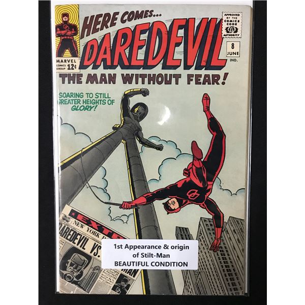 MARVEL COMICS DAREDEVIL NO.8 (1ST APPEARANCE STILTMAN)