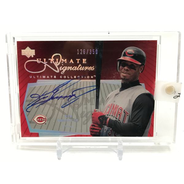 2003 UPPER DECK ULTIMATE SIGNATURES KEN GRIFFEY JR 126/350