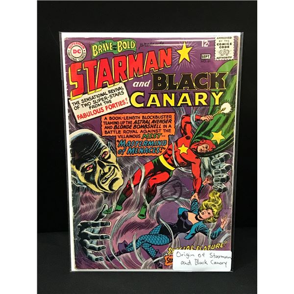BRAVE AND THE BOLD PRESENTS #61 ORIGIN OF STARMAN AND BLACK CANARY - DC COMICS