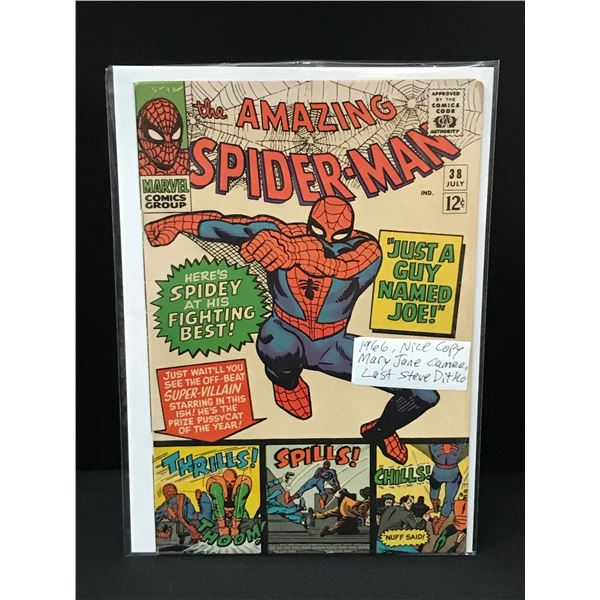 THE AMAZING SPIDERMAN #38 (1966) - MARVEL COMICS