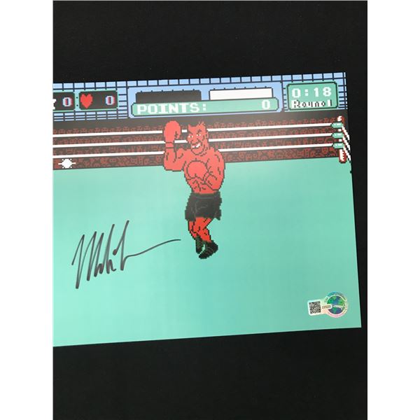 MIKE TYSON SIGNED 8X10 - WWOC COA