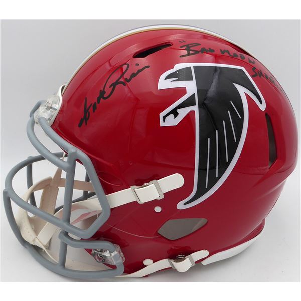 ANDRE RISON SIGNED ATLANTA FALCONS FULL SIZE HELMET (BECKETT COA)