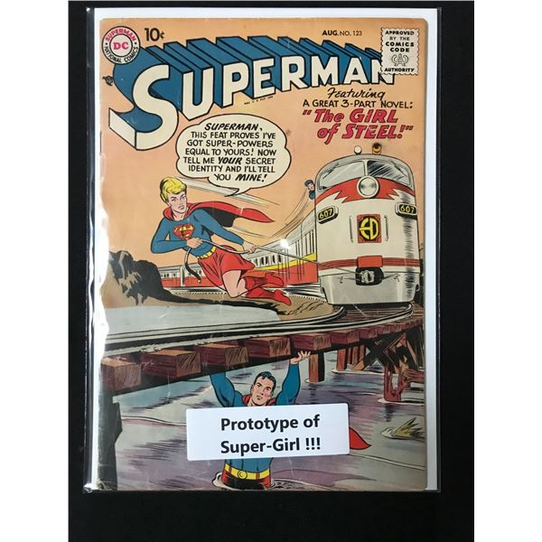 BIG KEY ISSUE DC COMICS SUPERMAN NO.23 (PROTOTYPE OF SUPERGIRL)