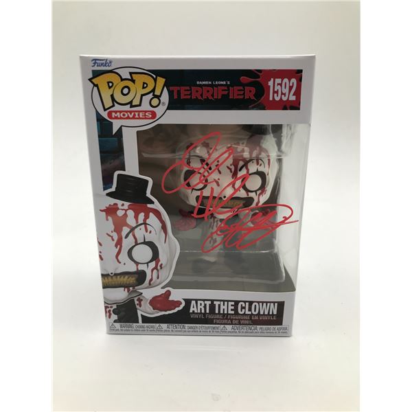 DAVID HOWARD THORTON SIGNED ART THE CLOWN FUNKO POP (HOLLYWOOD COA)
