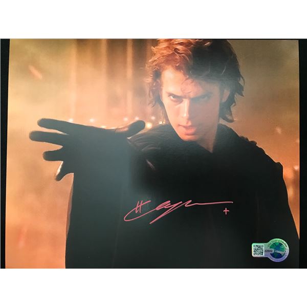 HAYDEN CHRISTENSEN SIGNED DARTH VADER STAR WARS 8X10 - WWOC COA