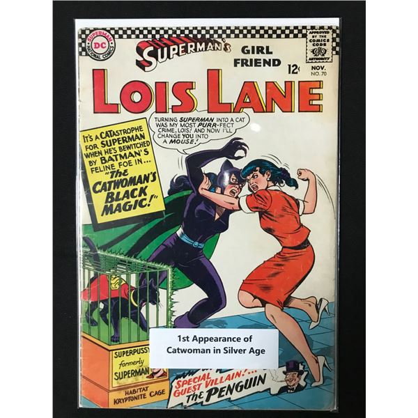 BIG KEY DC COMICS LOIS LANE NO.70 (1ST APPEARANCE CATWOMAN IN SILVER AGE)