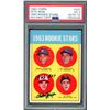Image 1 : 1963 TOPPS PETE ROSE ROOKIE STARS SIGNED TRADING CARD PSA GRADE 3/10